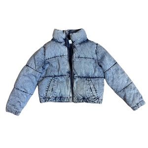 GARAGE Denim Puffer Jacket
